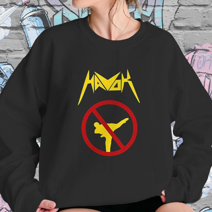 Havok No Karate In Da Pit Sweatshirt Gifts for Her