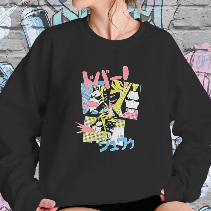 My Hero Academia All Might Blood Anime Manga Sweatshirt Gifts for Her