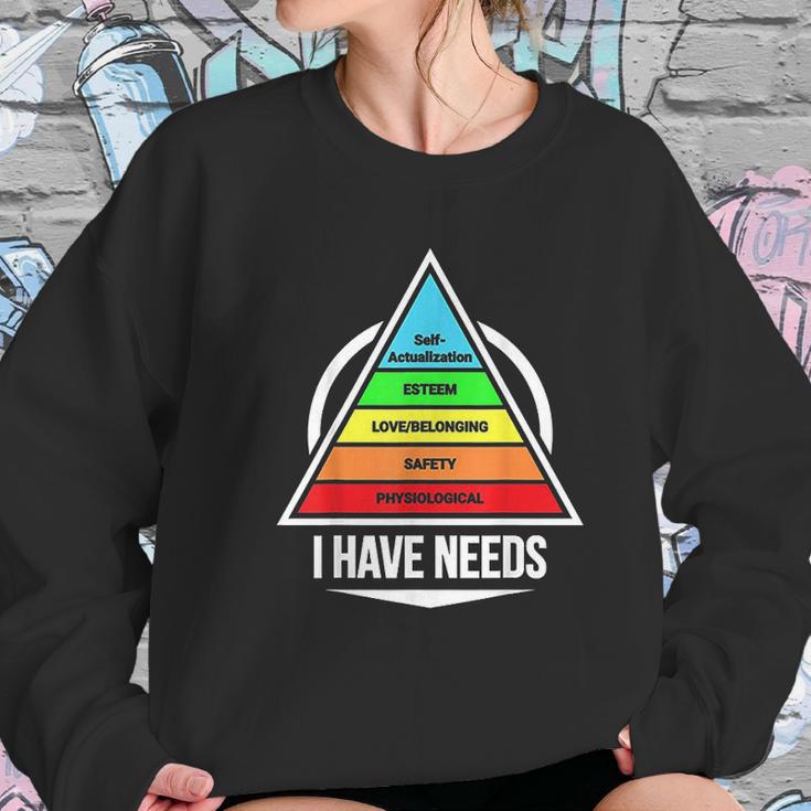 Hierarchy Of Needs Psych Sweatshirt Gifts for Her