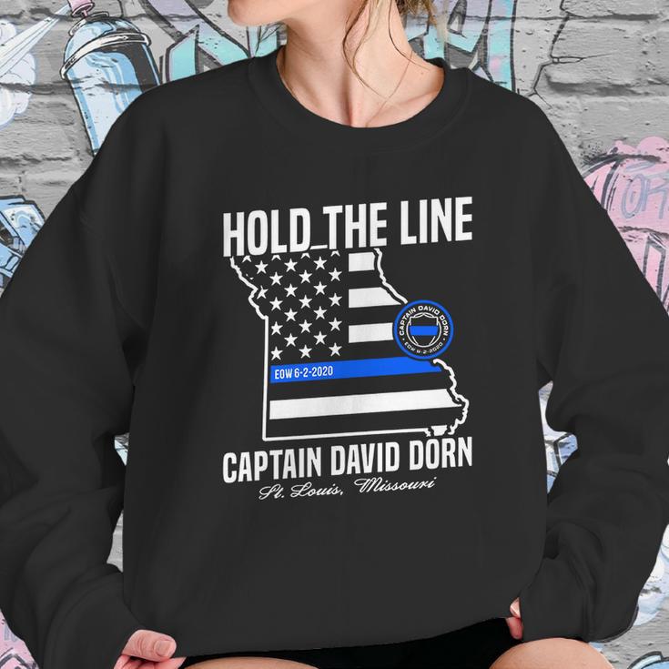 Hold The Line Captain David Dorn Sweatshirt Gifts for Her