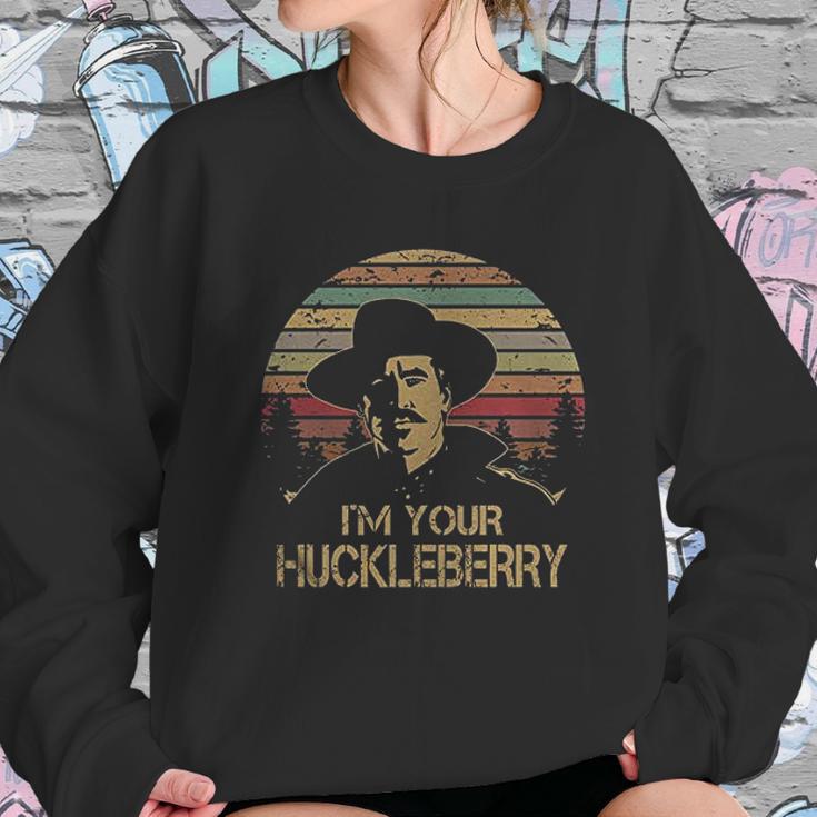 Im Your Huckleberry Funny Vintage Sweatshirt Gifts for Her