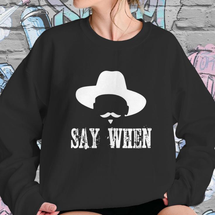 Im Your Huckleberry Say When Western Quote Vintage Sweatshirt Gifts for Her