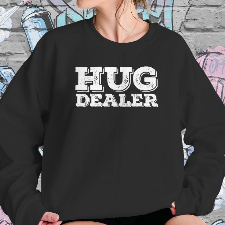 Hug Dealer Hoodie Hoody Meme Gift Hugs Not Drugs Sweatshirt Gifts for Her