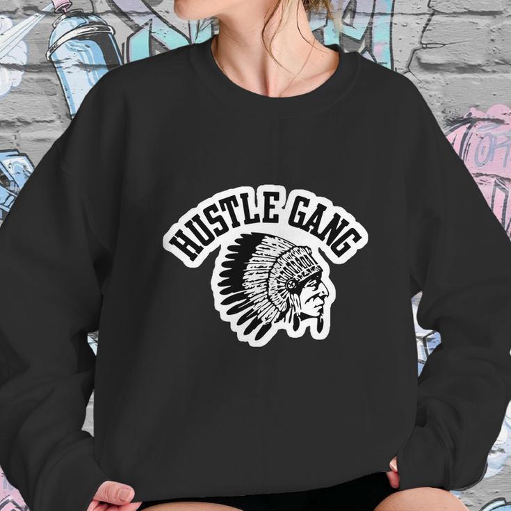 Hustle Gang Long Sleeve Sweatshirt Gifts for Her