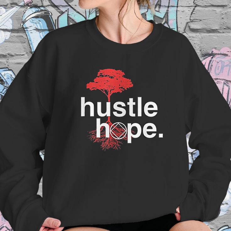 Hustle Hope Na Symbol Narcotics Anonymous Na Gifts Sweatshirt Gifts for Her