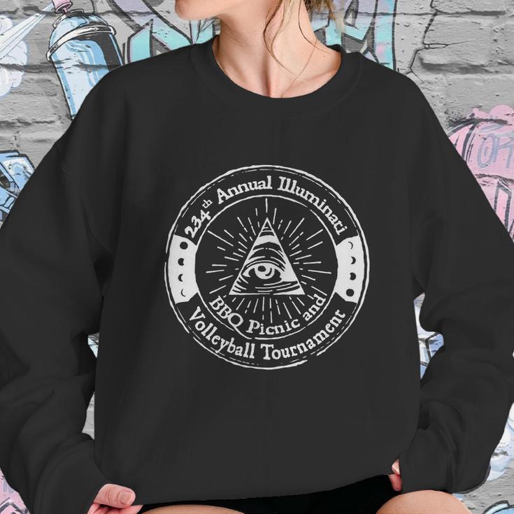 Illuminati Bbq Sweatshirt Gifts for Her