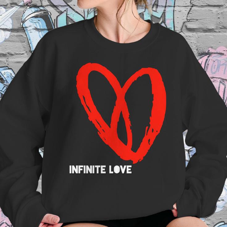 Infinite Love Valentine Heart Science Space Math InfinitySweatshirt Gifts for Her