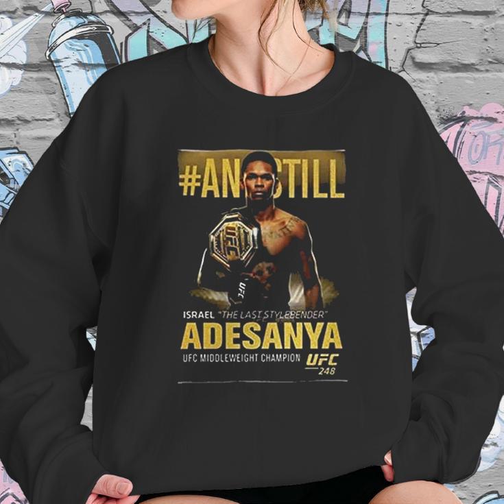 Israel Adesanya Retro Vintage Sweatshirt Gifts for Her