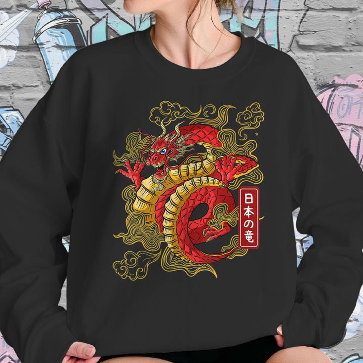 Japanesedragon Anime Japan Dragons Of Tokyotattoo Sweatshirt Gifts for Her