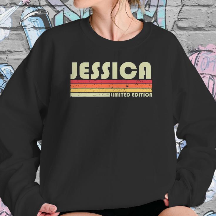 Jessica Gift Name Personalized Retro Vintage 80S Birthday Sweatshirt Gifts for Her