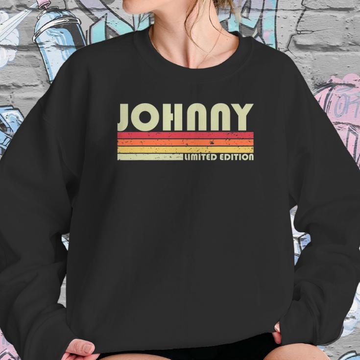 Johnny Name Personalized Retro Vintage 80S 90S Birthday Sweatshirt Gifts for Her