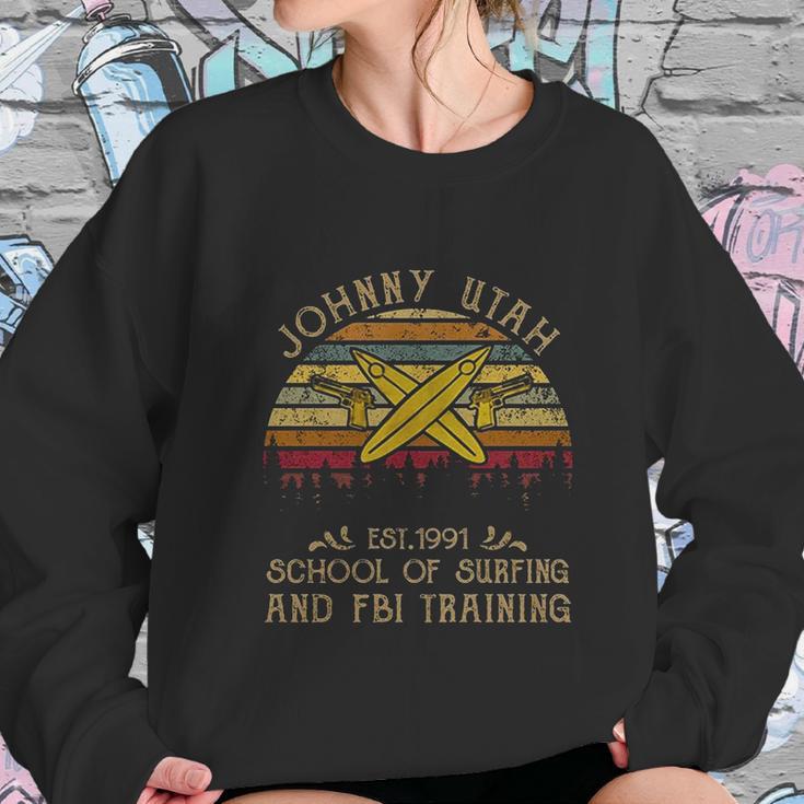 Johnny Utah Est 1991 School Of Surfing And Fbi Training Vintage Movie Sweatshirt Gifts for Her