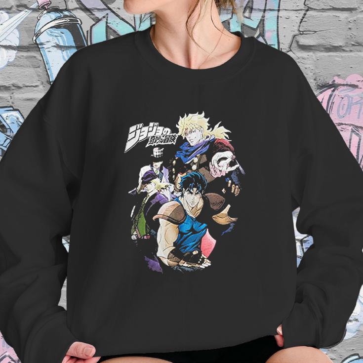 Jojos Bizarre Adventure Phantom Blood Black Sweatshirt Gifts for Her