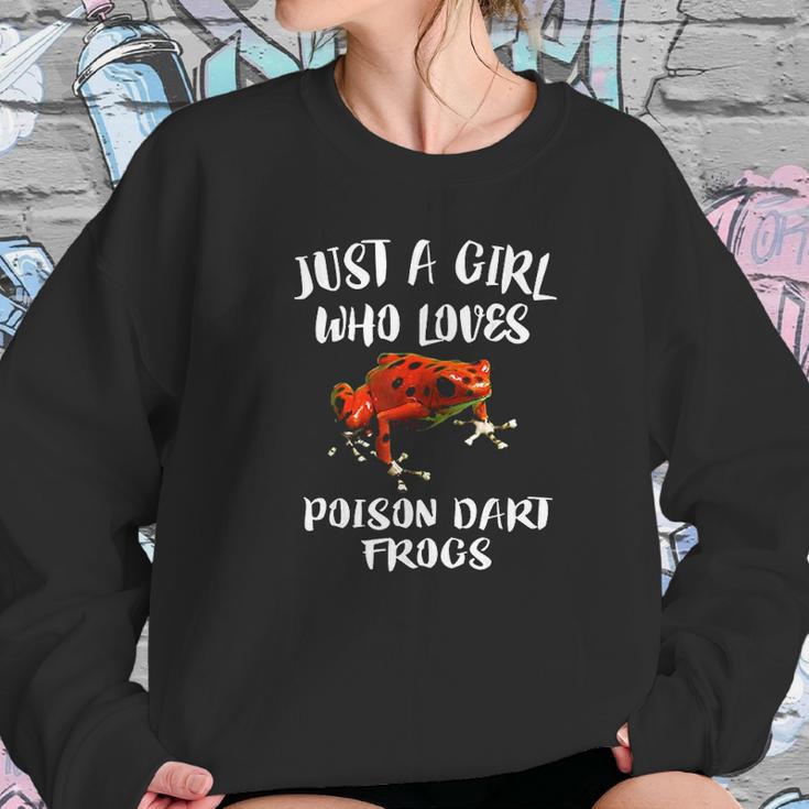 Just A Girl Who Loves Poison Dart Frogs Gift Sweatshirt Gifts for Her