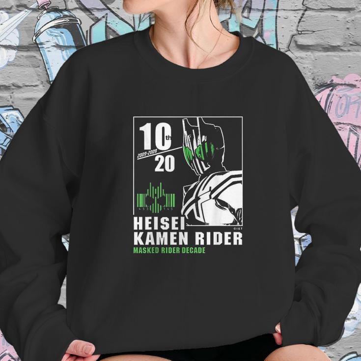 Kamen Rider Decade Heisei Rider Anniversary Sweatshirt Gifts for Her