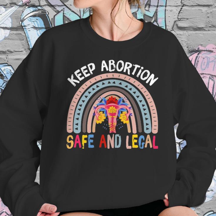 Keep Abortion Safe And Legal My Uterus My Choice Feminist Sweatshirt Gifts for Her