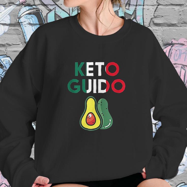 Keto Guido Funny Italian Ketogenic Diet Ketosis Keto Sweatshirt Gifts for Her