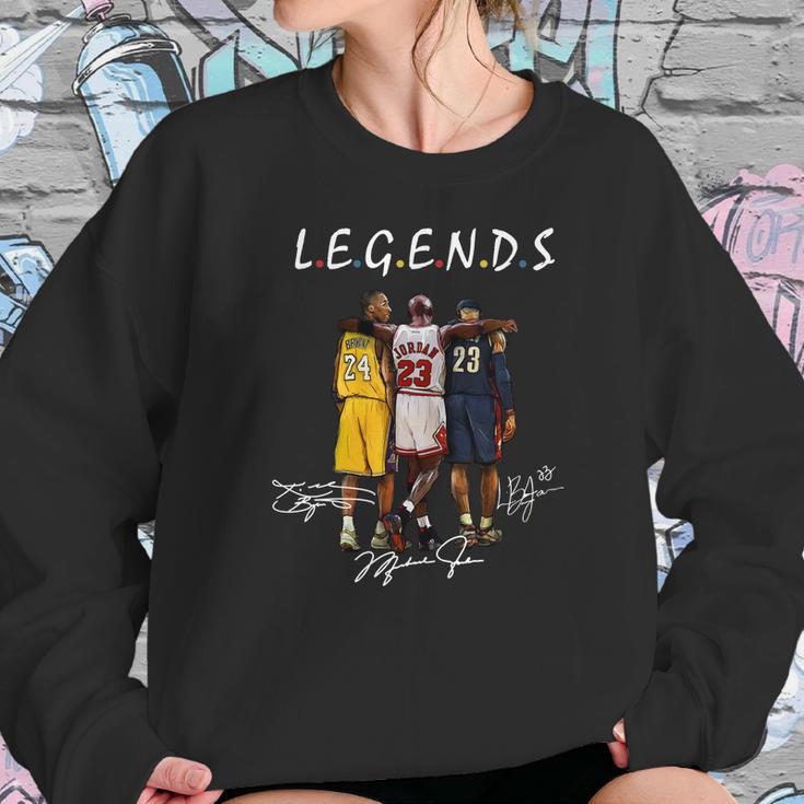 Kobe Bryant Michael Jordan And Lebron James Legends Friends Shirt Unisex Tee Sweatshirt Gifts for Her