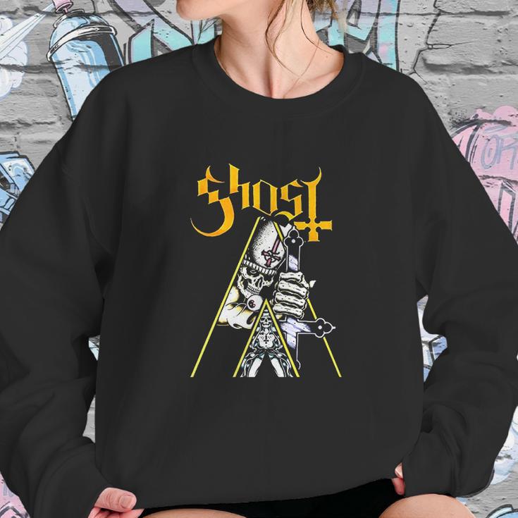 Kopink Ghost Skulls Bc Clockwork Ghost Sweatshirt Gifts for Her