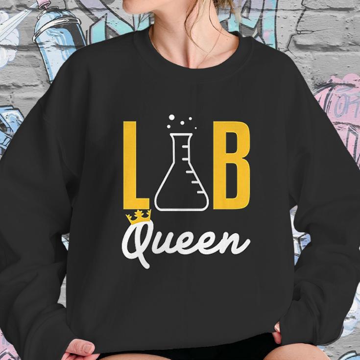 Lab Tech Queen Med Technician Funny Gift Supervisor Coworker Sweatshirt Gifts for Her