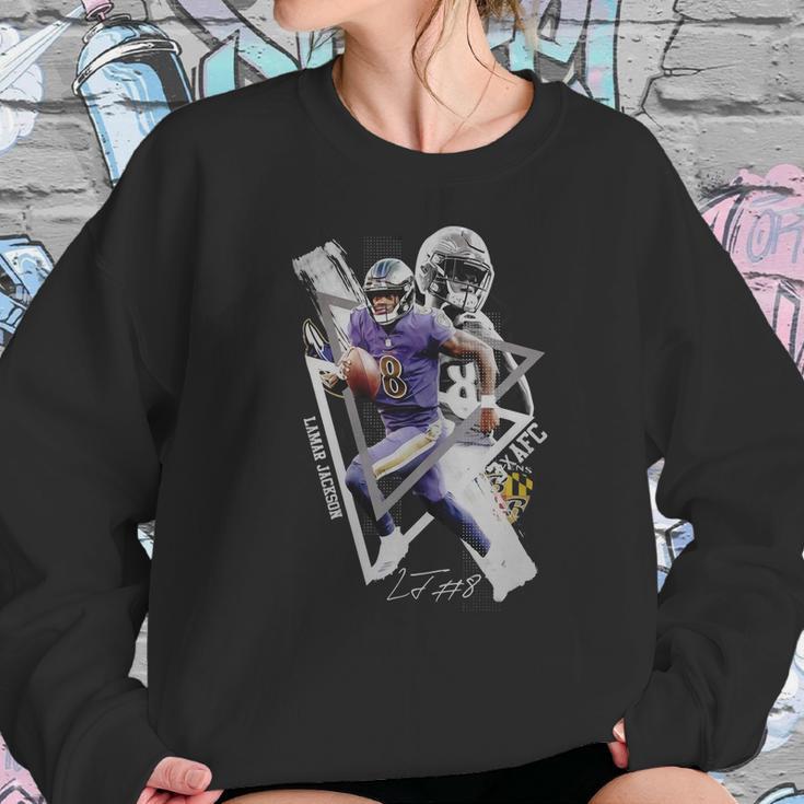 Lamar Jackson 8 Afc Signature Shirt Sweatshirt Gifts for Her