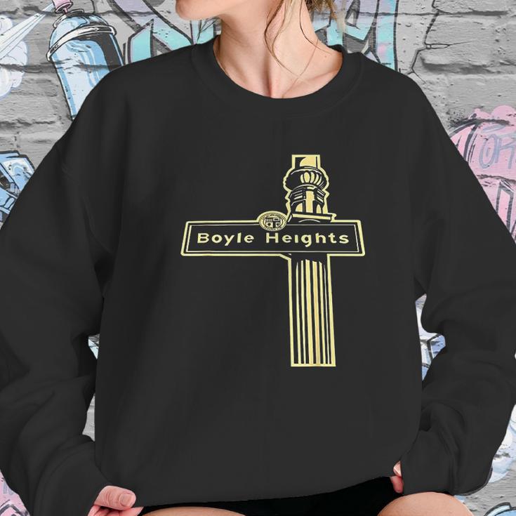 Lamp Post Boyle Heights Street Sign Street Sweatshirt Gifts for Her