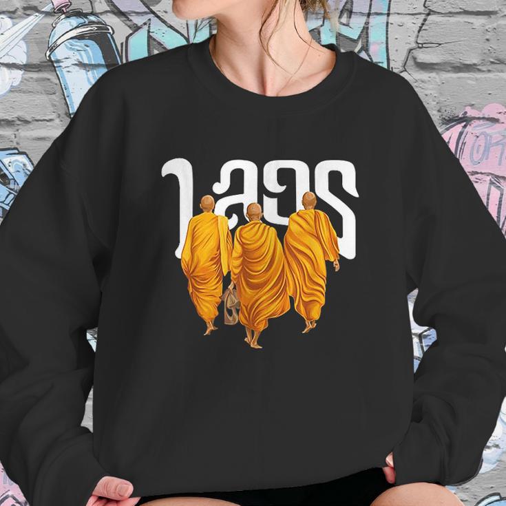 Laos Monk March For Peace Sweatshirt Gifts for Her