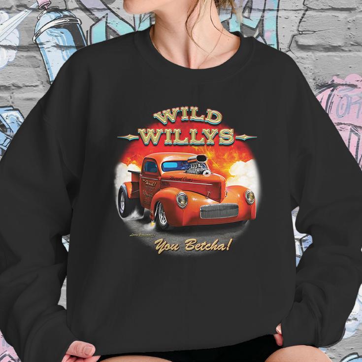 Larry Grossman Wild Willys Sweatshirt Gifts for Her