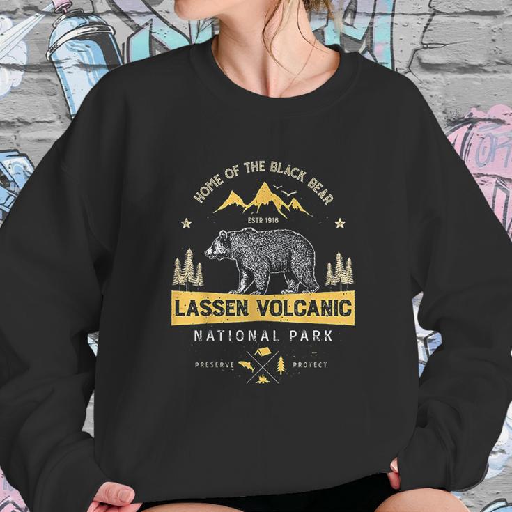 Lassen Volcanic National Park California Bear Sweatshirt Gifts for Her