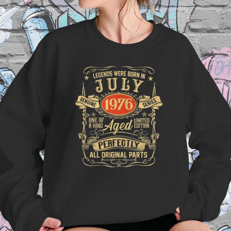 Legends Were Born In July 1976 45Th Birthday 45 Years Old Sweatshirt Gifts for Her