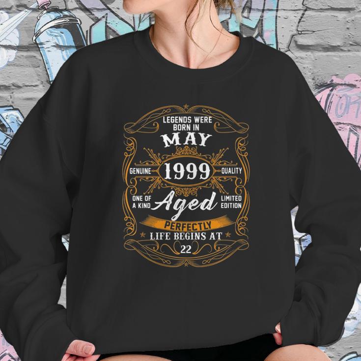 Legends Were Born In May 1999 22Nd Birthday 22 Years Old Sweatshirt Gifts for Her