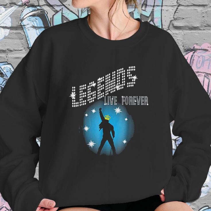 Legends Live Forever Rock Star Music Sweatshirt Gifts for Her