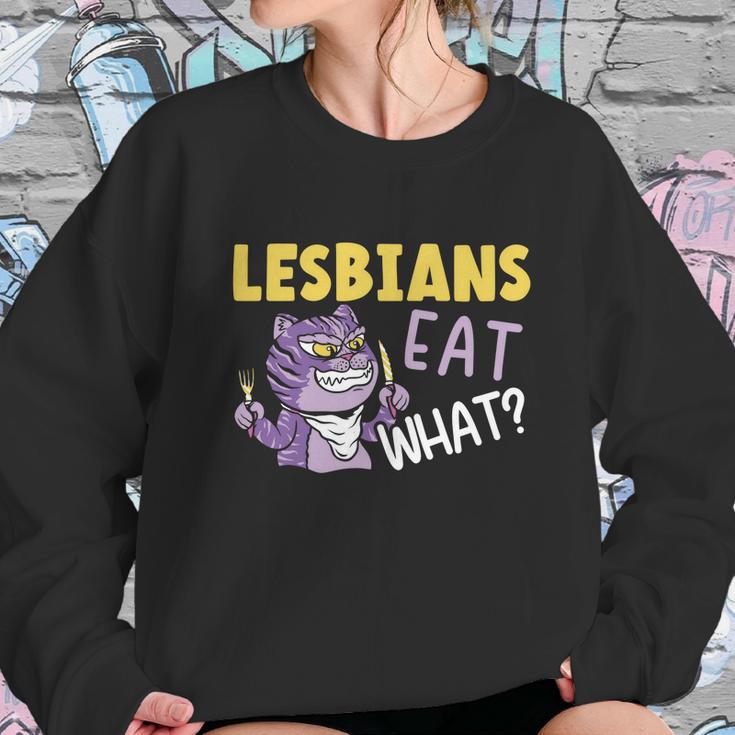 Lesbians Eat What Lgbtq Member Sexual Diversity Pride Parade Cute Gift Sweatshirt Gifts for Her