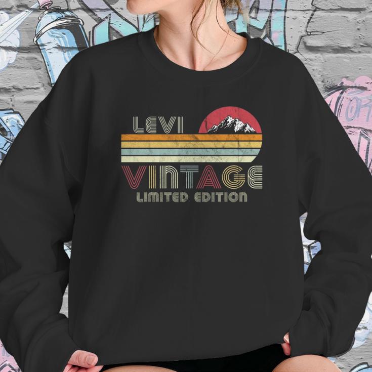 Levi Name Gifts Vintage Limited Edition Birthday Outfit Sweatshirt Gifts for Her