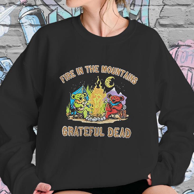 Liquid Blue Fire In The Mountain Sweatshirt Gifts for Her