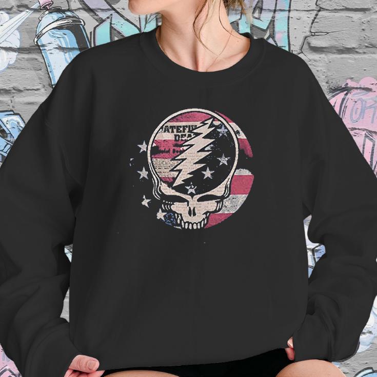 Liquid Blue Grateful Dead Sweatshirt Gifts for Her