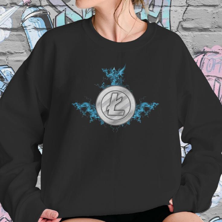 Litecoin Explosion Sweatshirt Gifts for Her