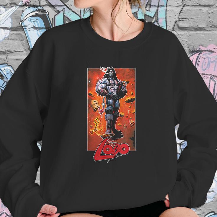 Lobo Pose Sweatshirt Gifts for Her