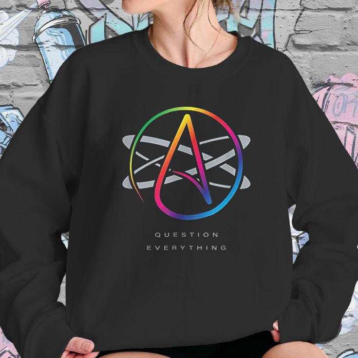 Logo Atom Symbol Question Everything Sweatshirt Gifts for Her