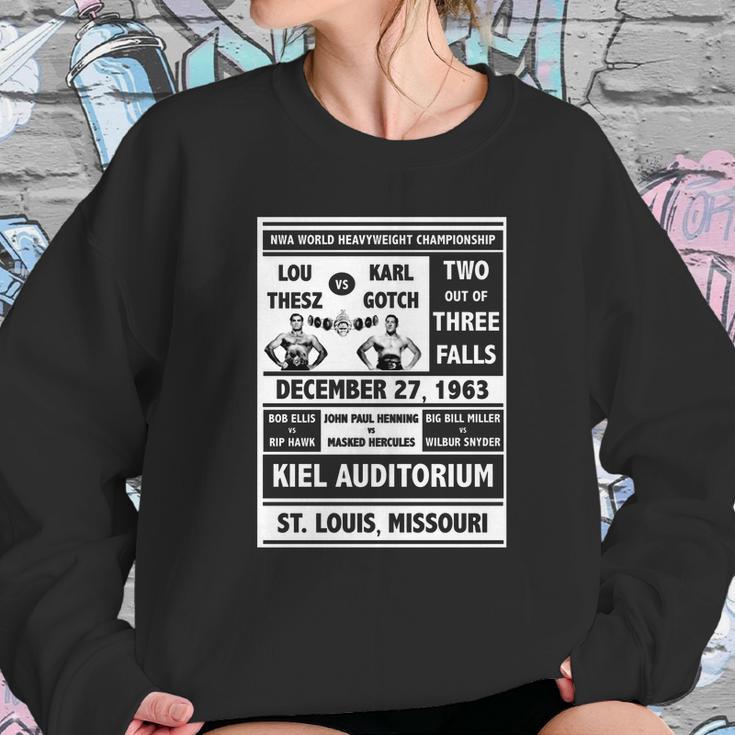 Lou Thesz Vs Karl Gotch Poster Sweatshirt Gifts for Her