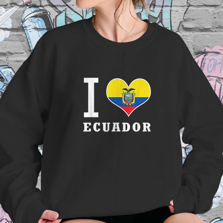 I Love Ecuador Yo Amo Ecuador Camiseta Sweatshirt Gifts for Her