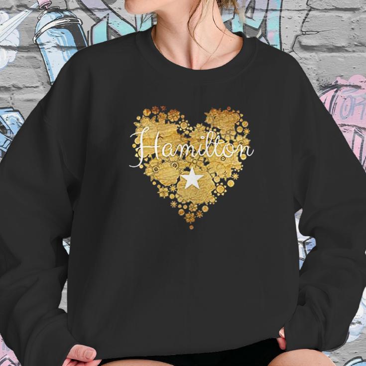 I Love Hamilton Heart Cute Gift Sweatshirt Gifts for Her