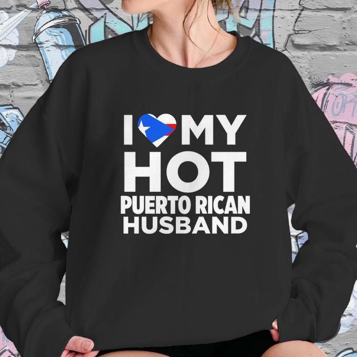 I Love My Hot Puerto Rican Husband Puerto Rico Tshirt Sweatshirt Gifts for Her