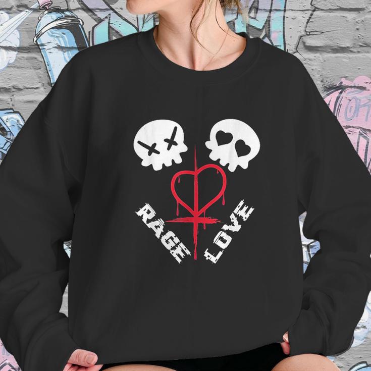 Love And Rage Emo Or Teenager Sweatshirt Gifts for Her