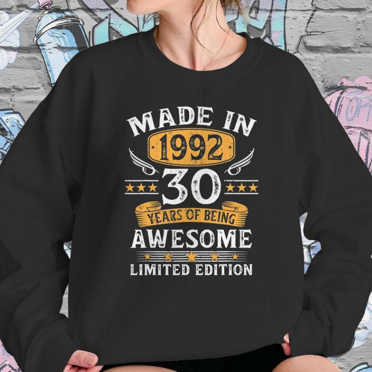 Made In 1992 30 Years Old Gifts 30Th Birthday Gift For Men Sweatshirt Gifts for Her