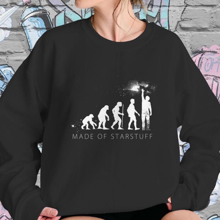 We Are Made Of Star Stuff Space Evolution Carl Sagan Reddit Man Galaxy Sweatshirt Gifts for Her