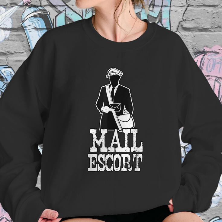 Mail Escort Postal Worker Scan Barcodes Delivery Sweatshirt Gifts for Her