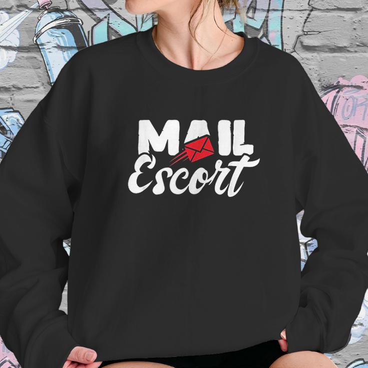 Mail Escort Postman Mail Carrier Post Office Worker Sweatshirt Gifts for Her