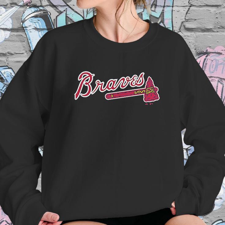 Majestic Braves Adult Evolution Sweatshirt Gifts for Her