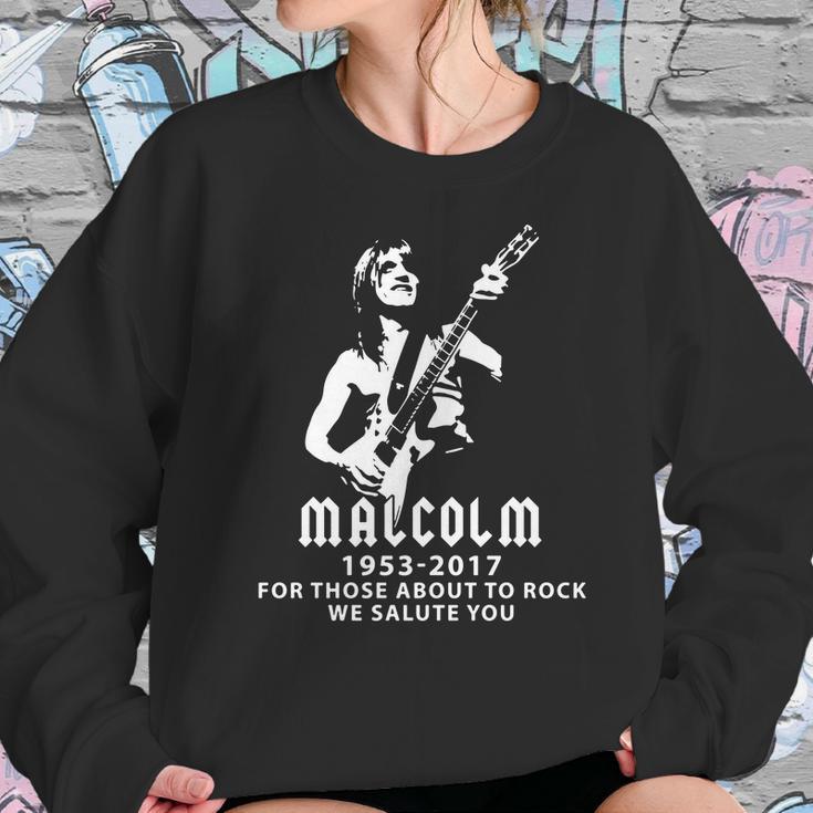 Malcolm Young Sweatshirt Gifts for Her